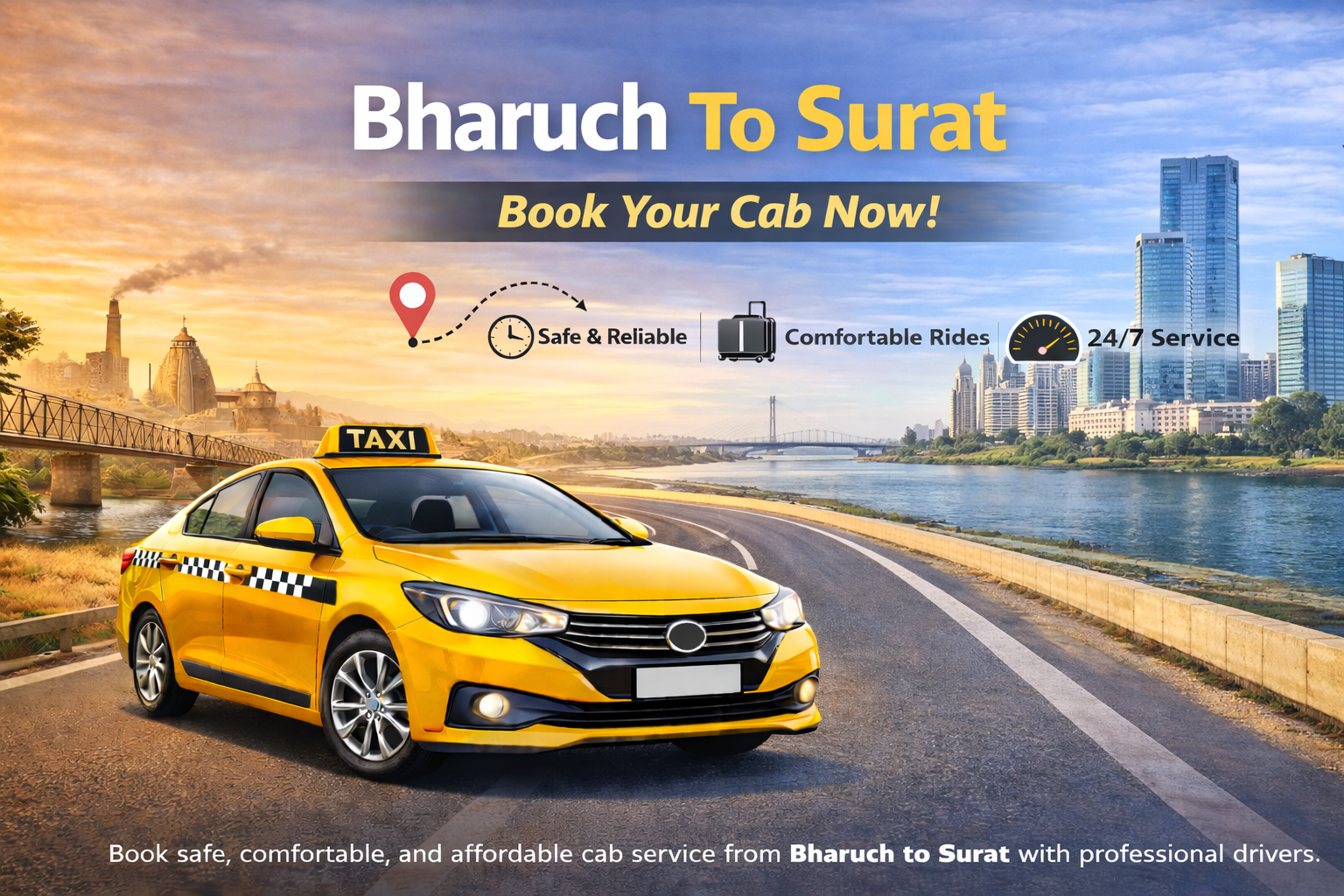 Bharuch To Surat Cab