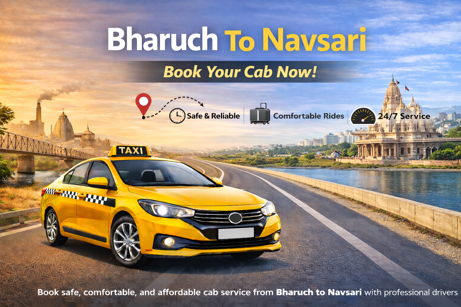 Bharuch To Navsari Cab